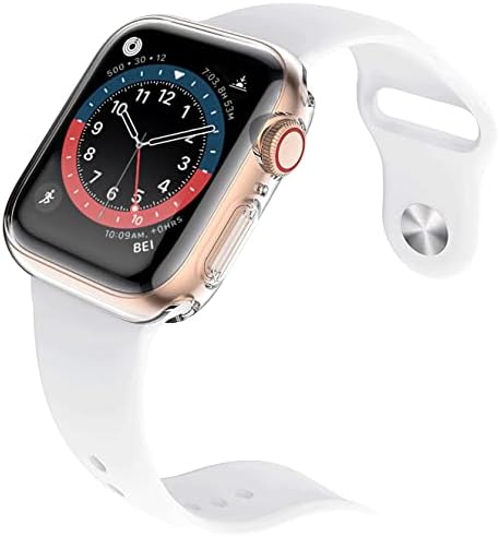 [2-Pack] מארז 41 ממ של Apple Watch Series 8 Series 7 מגן מסך, מקרה מגן כולל TPU HD כיסוי דק במיוחד עבור IWatch, שקוף